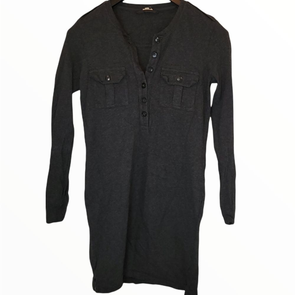 J. Crew Charcoal Sweater Dress Size XS